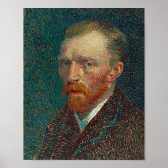 Poster Vincent van Gogh - Autoportrait (Devant)