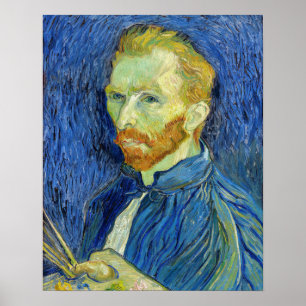 Poster Vincent van Gogh - Autoportrait à la palette