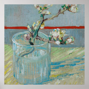 Poster Vincent Van Gogh - Blossoming Almond Branch