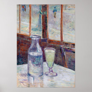 Poster Vincent van Gogh Café Table with Absinth