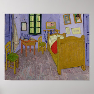 Poster Vincent van Gogh chambre à coucher de   Van Gogh