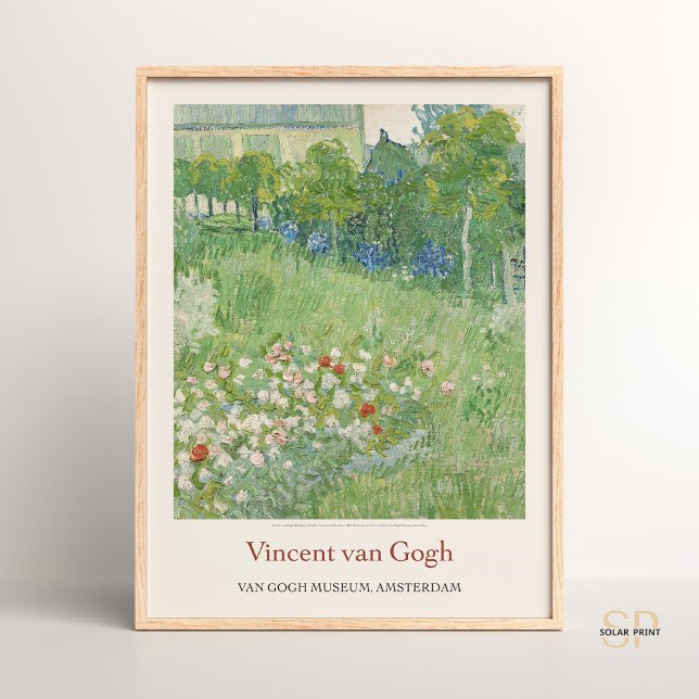 Poster Vincent van Gogh Daubigny's Garden Art Imprimer Re (Créateur téléchargé)