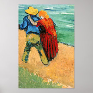 Poster Vincent van Gogh - Deux amoureux