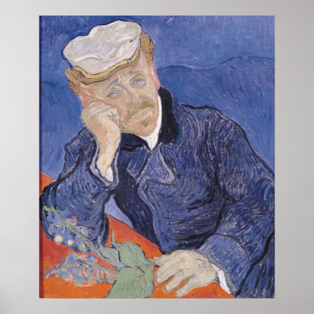 Poster Vincent van Gogh | Dr Paul Gachet, 1890 (Devant)