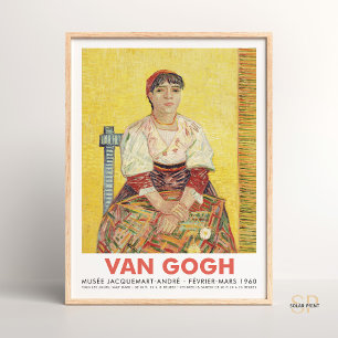 Poster Vincent van Gogh Femme italienne Agostina Segatori