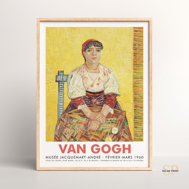 Poster Vincent van Gogh Femme italienne Agostina Segatori (Créateur téléchargé)