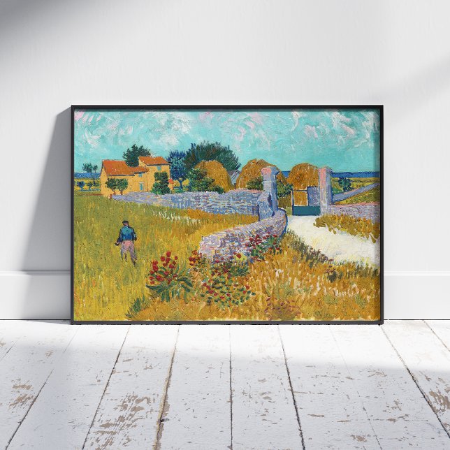 Poster Vincent Van Gogh, Ferme en Provence (Créateur téléchargé)