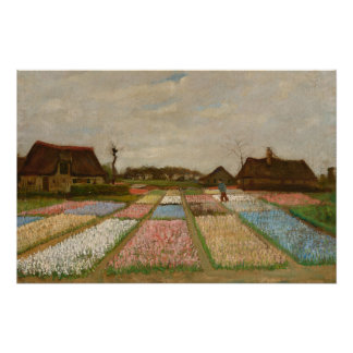 Poster Vincent van Gogh  Flower Beds in Holland, c. 1883