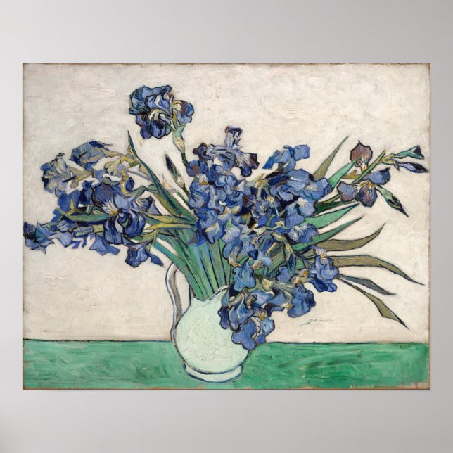 Poster Vincent van Gogh Irises 1890 GalleryHD Fine Art (Devant)