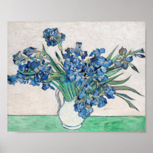 Poster Vincent Van Gogh. Irises. Impressionnisme floral
