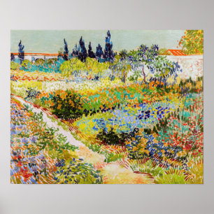 Poster Vincent van Gogh - Jardin à Arles