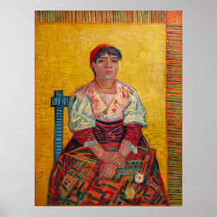 Poster Vincent Van Gogh - La femme italienne