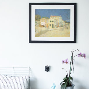 Poster Vincent van Gogh - La Maison Jaune (La Rue)