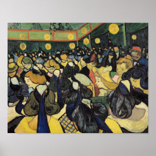 Poster Vincent van Gogh la salle de danse chez Arles,