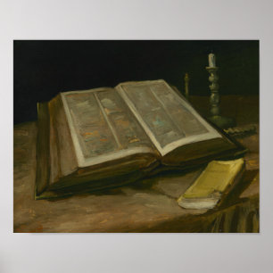 Poster Vincent van Gogh - La vie morte avec la Bible