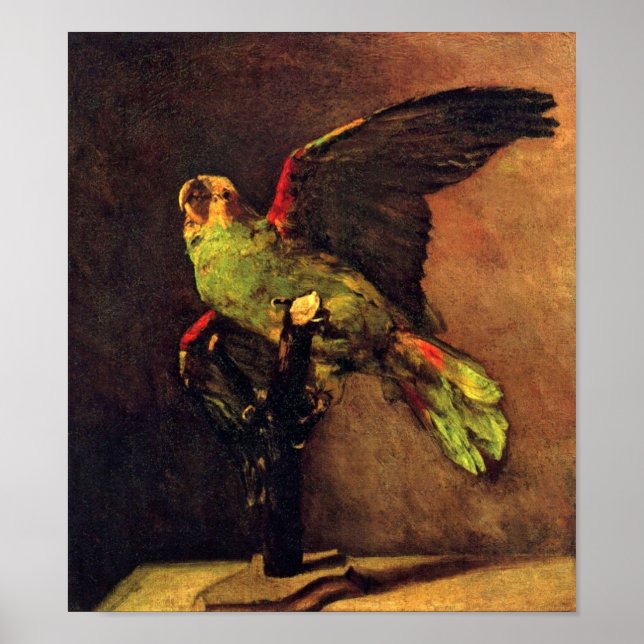 Poster Vincent Van Gogh - L'art ornithologique des perroq (Devant)