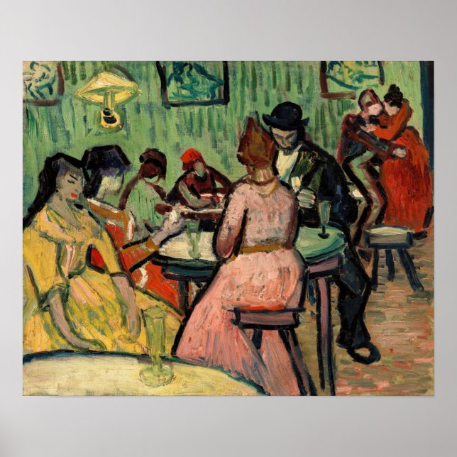 Poster Vincent van Gogh - Le Brothel (Devant)