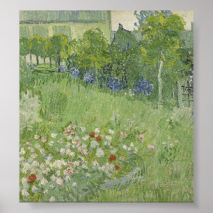 Poster Vincent van Gogh - Le jardin de Daubigny