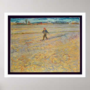 Poster Vincent van Gogh   le semeur, 1888