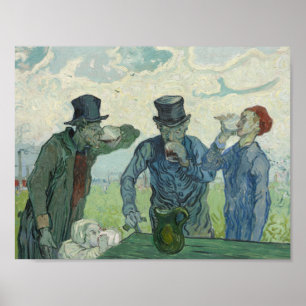 Poster Vincent van Gogh - Les buveurs