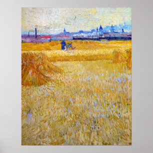 Poster Vincent van Gogh - Les Moissonneurs