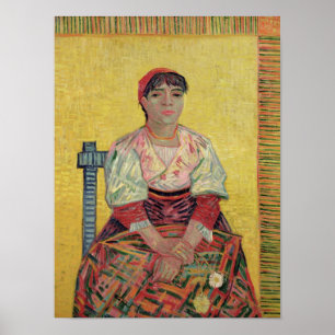 Poster Vincent van Gogh   l'Italien : Agostina Segatori