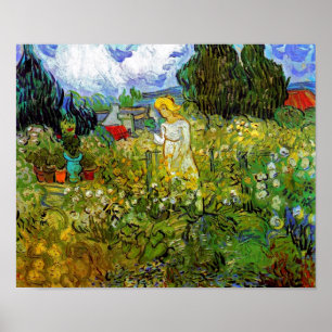 Poster Vincent Van Gogh - Marguerite Gachet Dans Le Jardi