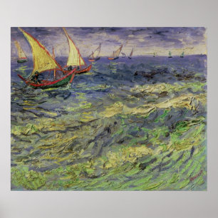Poster Vincent van Gogh   Mer aux Saintes-Maries