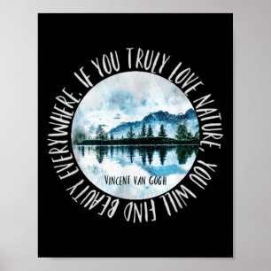 Poster Vincent Van Gogh Motivation Inspiration Nature