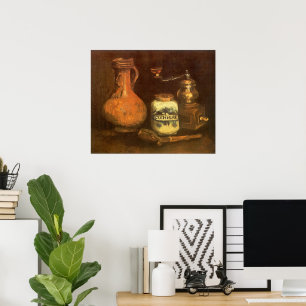 Poster Vincent van Gogh - Nature morte avec moulin à café