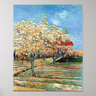 Poster Vincent Van Gogh - Orchard En Beaux-Arts Blossom