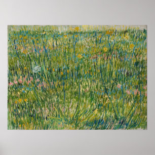 Poster Vincent van Gogh - Patch d'herbe
