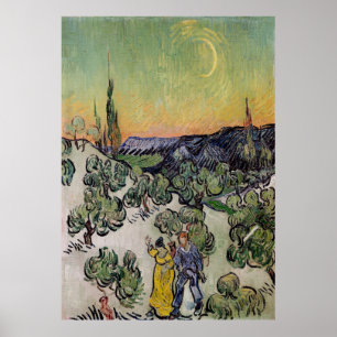 Poster Vincent van Gogh - Paysage