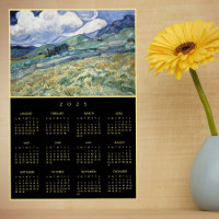 Vincent Van Gogh Paysage France 2025 Calendrier