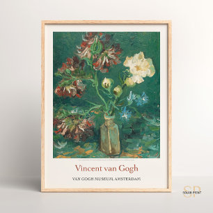 Poster Vincent van Gogh Petite Bouteille Avec Peonies Art