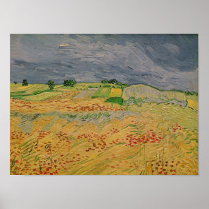 Poster Vincent van Gogh   Plain à Auvers, 1890