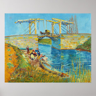 Poster Vincent van Gogh - Pont Langlois à Arles #1