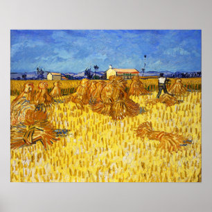 Poster Vincent van Gogh - Récolte en Provence
