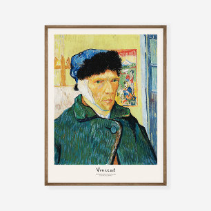 Poster Vincent Van Gogh Self-Portrait Bandaged Ear Art