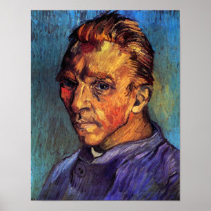 Poster Vincent Van Gogh - Self Portrait Without Beard
