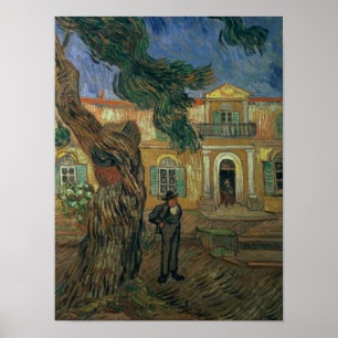 Poster Vincent van Gogh  St. Paul's Hospital, St.