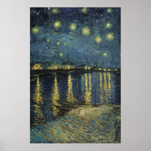 Poster Vincent van Gogh   Starry Night Over the Rhone
