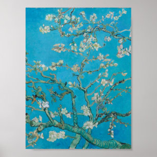 Poster Vincent Van Gogh - Succursales à fleurs d'amandes,