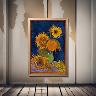 Poster Vincent Van Gogh - Sunflowers, 2e version