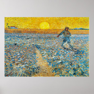 Poster Vincent van Gogh – The Sower 