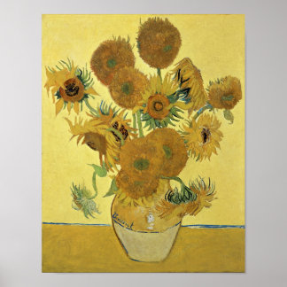 Poster Vincent van Gogh | Tournesols, 1888