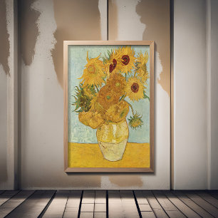 Poster Vincent Van Gogh - Tournesols, 3ème version