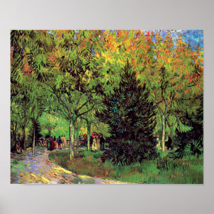Poster Vincent Van Gogh - Une Voie Dans Le Jardin Public