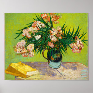 Poster Vincent Van Gogh Vase Avec Des Oleandres Et Des Li