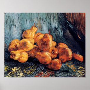 Poster Vincent Van Gogh - Vie morte avec poires Art